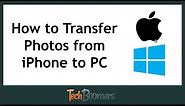 How to Transfer Pictures and Videos from iPhone to PC