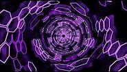 VJ LOOP NEON Bokeh Pink Purple Metallic Sci-Fi Abstract Background Video RGB Gaming Light