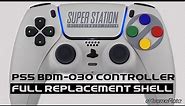 How to DIY SNES / SFC Edition PS5 Controller - PS5 BDM 030 Full Controller Shell Installation