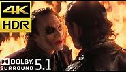 The Joker Burns The Mob's Money Scene | The Dark Knight (2008) Movie Clip 4K HDR