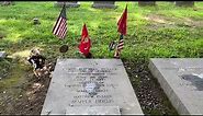 Marine Corp Chesty Puller grave site tribute video