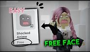 How to get FREE Shocked Anime Face on Roblox! Cute 🥰🤨😎🔥🤌