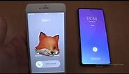 Incoming call & ringing alarms at the Same Samsung Galaxy A51+iphone 6s plus