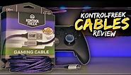 BEST "BRAIDED" Controller Charger & Gaming Cables (HDMI + Ethernet) | KontrolFreek Review