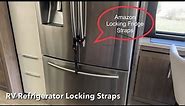 RV Refrigerator Locking Straps (French Door)