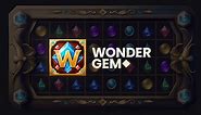 Wonder Gem Mobile Game App Icon Design