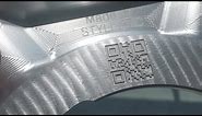 Fiber Laser Engraver Deep Engraving QR Code on Metal