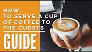 Coffee Service Set for Restaurants | Table Setup and Sequence of Service | Service Training