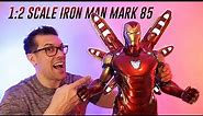 Unboxing the Queen Studios 1:2 Scale Iron Man Mark 85 Statue - MY FIRST HALF SCALE!