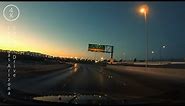 NV Aesthetic Sunset Drive in Las Vegas, Nevada 4K - (Night City Lights) - Highway
