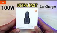 Xiaomi 100W Car Charger in INDIA 2021 | FASTEST Car Charger in the World