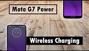 Moto G7 Wireless Charging