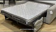 Canapé convertible haut de gamme avec matelas rapido lit design moderne confortable tissu - Morgano