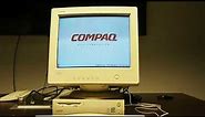 Compaq Deskpro EN 300A — First power on and boot up