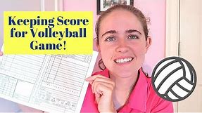 How to Fill Out a Volleyball Scoresheet