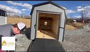 Portable Storage Shed with ramp door