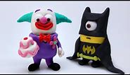 Play Doh Batman & Joker Stop Motion Superhero DC Comics Animación de Minions Batman