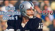 The Best NFL Highlights Of 1976 Week 1