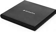 Verbatim Slimline CD / DVD Drive - External USB 2.0 CD DVD +/-RW Burner for Laptops and Notebooks with M-DISC Support - Mac & PC Compatible - Nero Burn & Archive Software Included - Black
