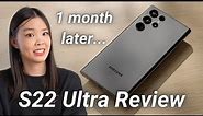 Galaxy S22 ULTRA Review | The Best Phone EXCEPT... (1 month later)