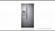 Samsung 22.3-cu ft Counter-Depth Side-by-Side Refrigerator with Ice Maker