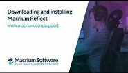 Downloading and installing Macrium Reflect