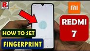 How To Set Fingerprint On Xiaomi Redmi 7