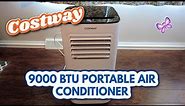 Costway 9000 BTU Portable Air Conditioner Review & Coupon Code!