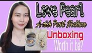 Love Pearl UNBOXING || wish Pearl necklace, is it worth it?