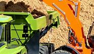 RC DUMP TRUCK VOLVO A40G XDRC, RC HITACHI ZW370 WHEEL LOADER JD MODEL IN ACTION!! | RC Trend