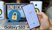 How to Unlock Samsung Galaxy S10 / S10+ / S10e - Fast and Simple!