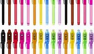 Invisible Ink Pens with UV Light for Kids, 30Pcs Magic Spy Pen for Secret Message, Birthday Party, New Year Eve Party, Halloween, Valentine's Day, and Kids Christmas Goodies Bags Toy