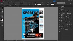 How to Newspaper (Page Layout design) in Adobe InDesign 2022 CC