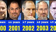 Steve Jobs from 1980 to 2011