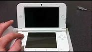 Nintendo 3DS LL (XL) White Unboxing and 3DS/DS Game Test