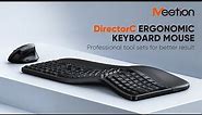 Meetion DirectorC Ergonomic Keyboard And Mouse Combo Professional Tools Set for Better Result