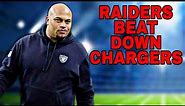 Raiders Beat the Crap Out of the Chargers