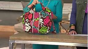 Vera Bradley Signature Print Two Way Tote with Susan Graver