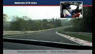 BMW M3 GTR on Nürburgring