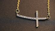 Cross Gold Choker Necklaces for Women