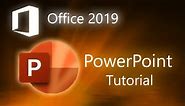 Microsoft PowerPoint 2019 - Tutorial for Beginners in 17 MINS! [+Overview]