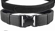 ZGJINLONG duty belt 2" Police Tactical Utility Belt Security Law Enforcement Belts with 4 Belt Keepers