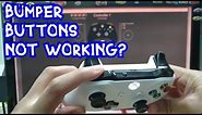Xbox One controller bumper button fix| LB/RB switches not registering?
