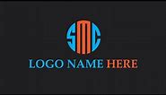 How to Create SMC Logo Design | Logo Design Illustrator | Letter Logo design.
