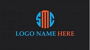 How to Create SMC Logo Design | Logo Design Illustrator | Letter Logo design.
