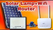 Diy Solar Powered Wifi router using Solar Lamps