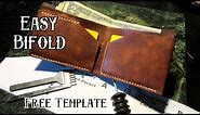 How to Create a Simple Bifold Leather Wallet (FREE Template!)