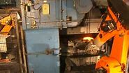 Handling of die forgings with a KUKA robot