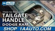 How to Replace Tailgate Handle 02-08 Dodge Ram 1500