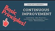 5 Basic Principles when building Continuous Improvement Cultures